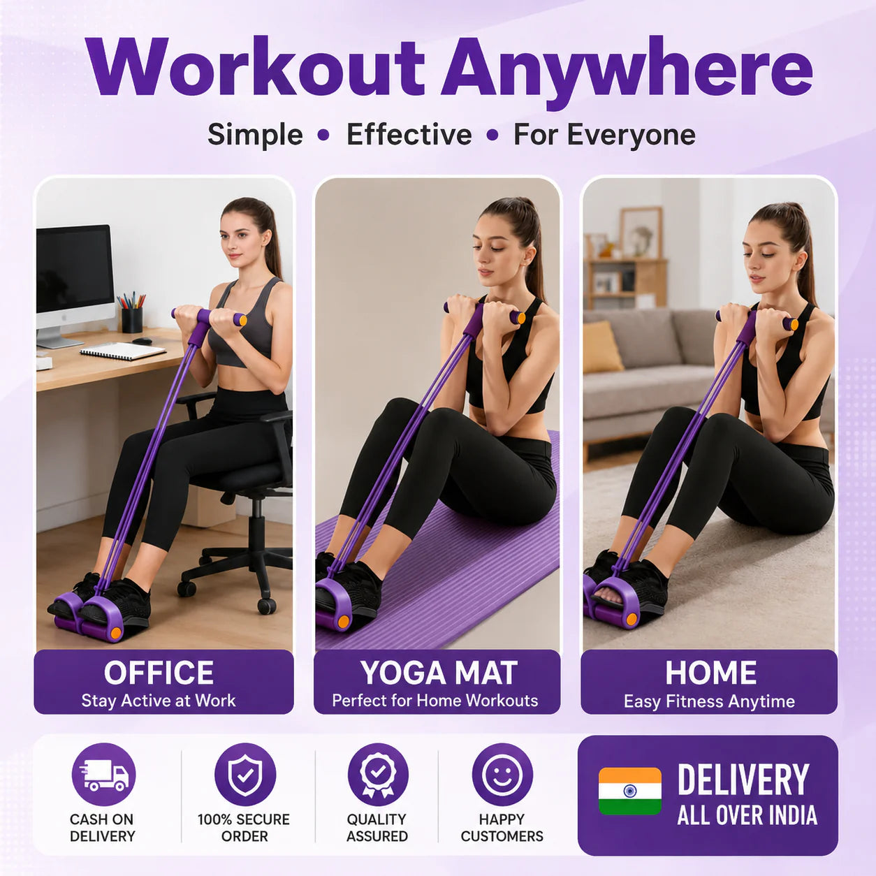 CoreFlex Slim Trainer – Full Body Resistance Workout System