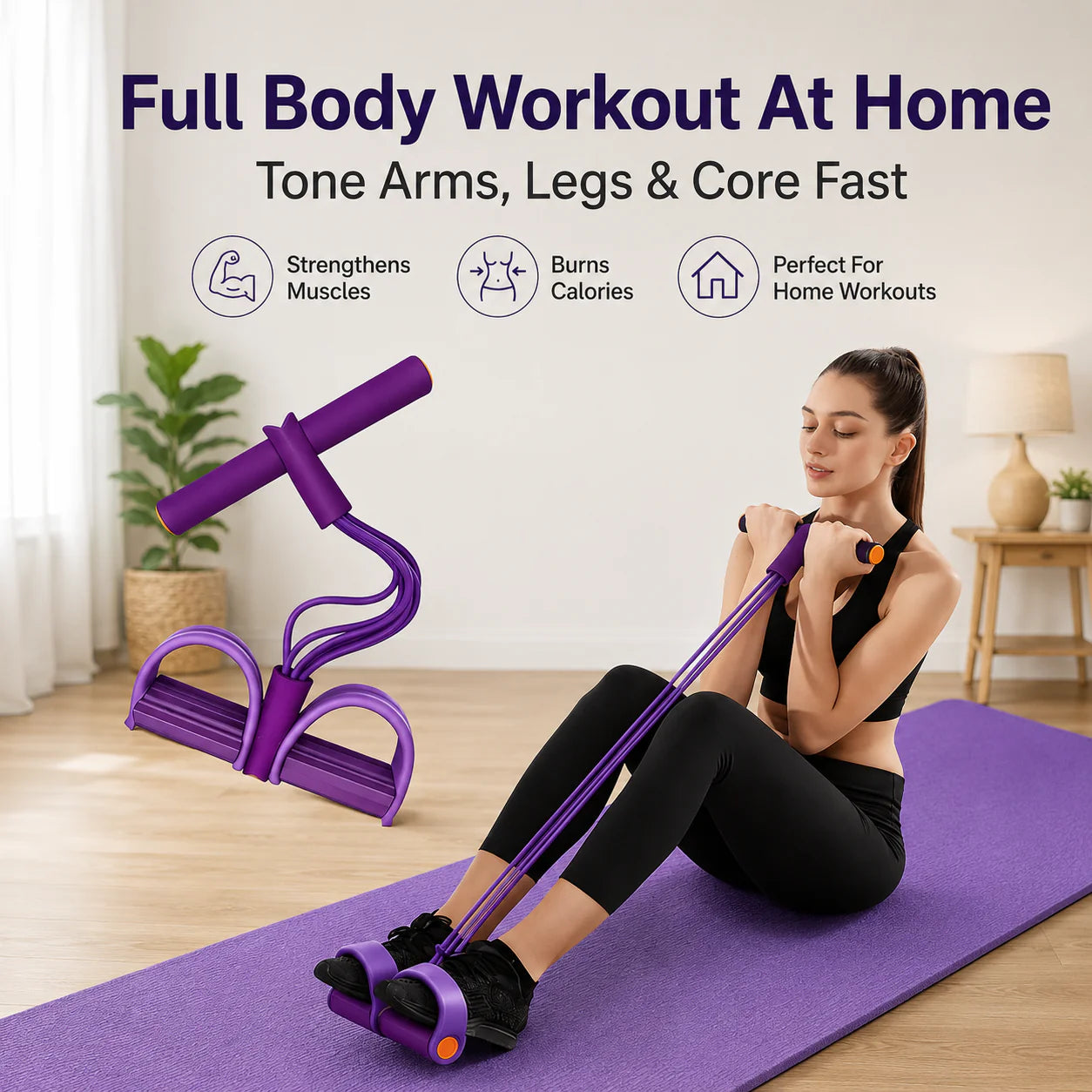 CoreFlex Slim Trainer – Full Body Resistance Workout System